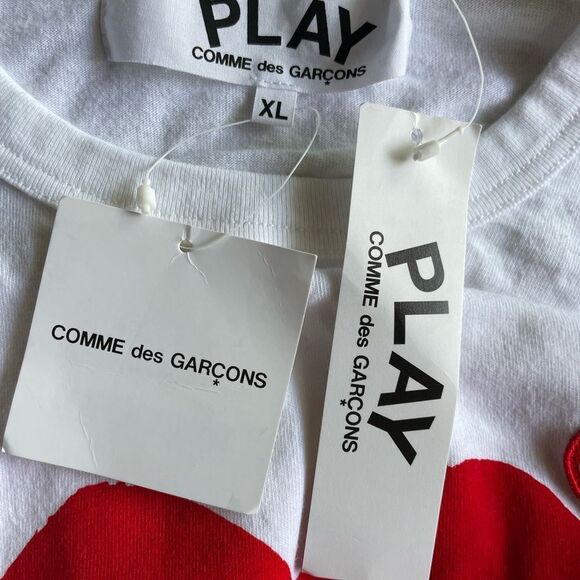 Comme Des Garcons PLAY Heart Graphic Tee Size XL - Picture 3 of 9